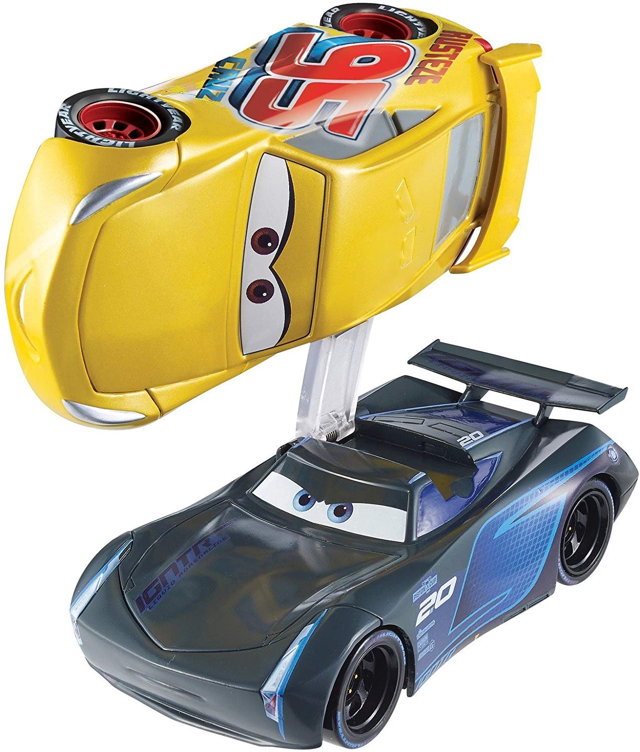 Disney Pixar Cars 3: Flip to The Finish Rust-eze Cruz Ramirez & Jackson Storm Vehicles - image 4 of 10