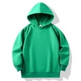 thumbnail image 1 of GigrtiJin Chandails à Capuche pour Tout-Petits Couleur Unie Col Rond Manches Longues Sweat à Capuche Chaud pour Enfants Blouse Décontractée Confortable, 1 of 2