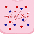 thumbnail image 4 of Inktastic 4th of July Stars Boys or Girls Baby Bib, 4 of 4