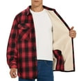 thumbnail image 2 of GENTS BLISS Flannel Shirts for Men Plaid Button Up Men Shirts Fleece Men Jacket Coat with Pocket, 2 of 14