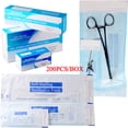 thumbnail image 2 of 200pcs/box Disposable Self-Sealing Sterilization Pouches Piercing Jewelry Bag Jewelry Accessories Packaging Bags 70mm X 260mm, 2 of 5