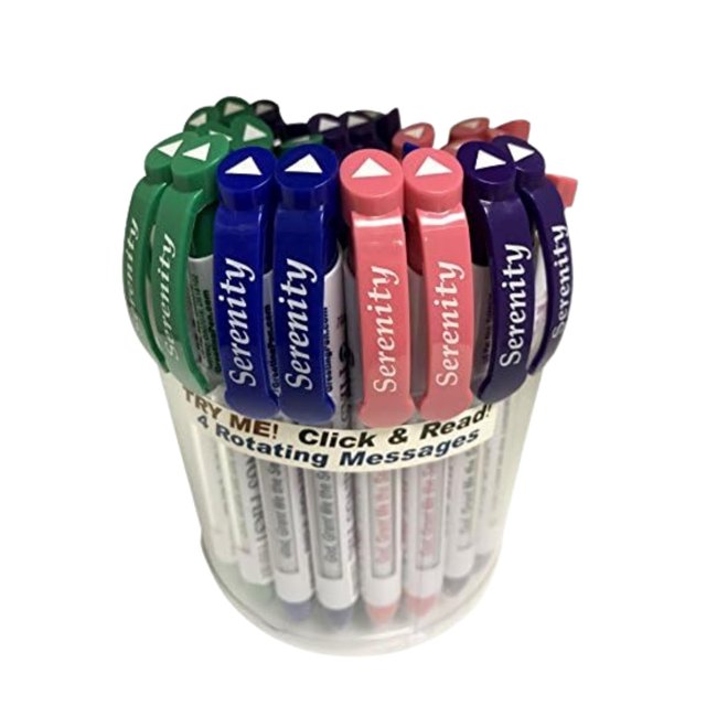 Boligrafo Greeting Pen 09227 15 Oracion de la Serenidad Mensajes Rotativos Pack 36 Unidades