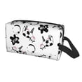 thumbnail image 2 of Goofa Cute Cow and Milk Stains Printed Toiletry Bag with Handle,Large Capacity Travel Makeup Cosmetic Bag for Women, Carry on Airport Airline Compliant Bag, 2 of 9