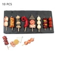 thumbnail image 1 of 10Pcs Ornaments Food Model Fun Simulation Imitation Skewers Baking String Pendant Girl Creative Decor Key Chain Random Style, 1 of 19