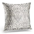 thumbnail image 1 of BSDHOME Pink Victorian Damask Pattern on Classic Blue Wall Throw Pillow Case Pillow Cover Sofa Home Decor 16x16 Inches, 1 of 1