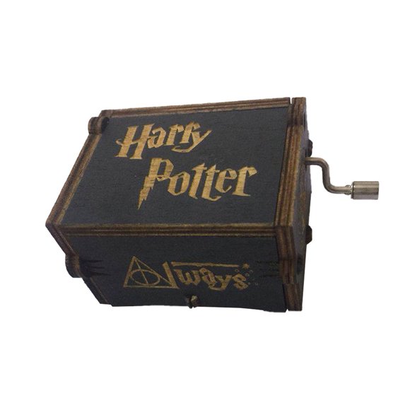 Easy-life Boîte à Musique Home Classique Harry Potter Boîte à Musique Créative en Bois à Manivelle