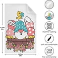 thumbnail image 3 of Cute Gnome Eggs Basket Kitchen Dish Towels Set of 6 Absorbent Hand Towels, Lint-Free 18"x28" Happy Easter Fast Drying Hanging Dishcloths for Cooking Baking Home Clean, 3 of 5