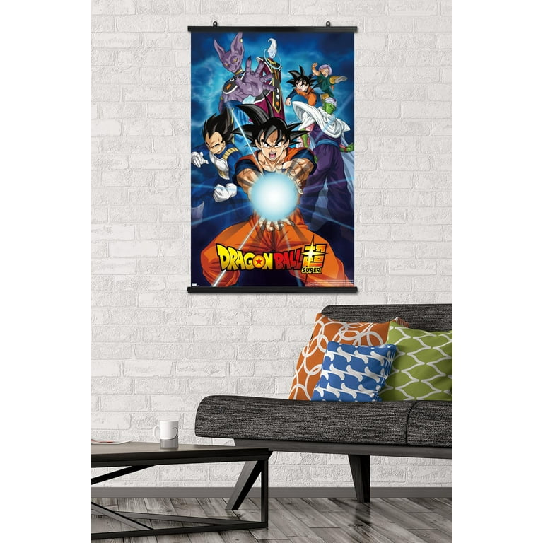 Poster Dragon Ball Super Universe 7 61x91,5 Cm + 2 Listelli In Plastica Neri Per Appenderlo - Articolo Da Collezione - 2
