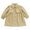 Khaki, variant on lnmuld Girls Peter Pan Collar Bow Decor Gathered A Line Trench Coat Mid Length Outerwear Khaki,7-8 Years
