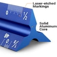 thumbnail image 4 of AKMI Aluminum Triangular Architectural Scale Ruler, 30cm, Assorted Colors, 4 of 5