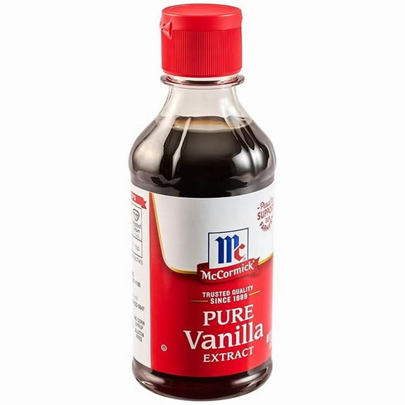 McCormick All Natural Pure Vanilla Extract (Made with Madagascar Vanilla Beans), 8 fl oz