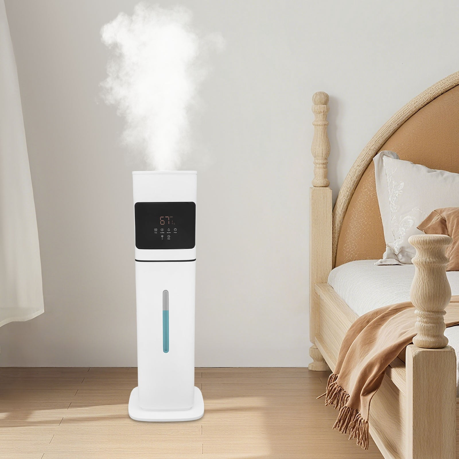 8L Humidifiers, Cool Mist Humidifier with Sterilization Function, Remote & Touch Control, Adjustable Mist Output, for Bedroom Baby Nursery Office