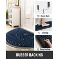 thumbnail image 4 of Tapis de Porte avant Extérieur Intérieur Tapis de Bienvenue Semi-Circulaire XCM Antidérapant Robuste en Caoutchouc Paillasson Absorbant Tapis d'Entrée Paillasson d'Entrée Tapis d'Entrée Raclage de Saleté Tapis pour Chaussures, 4 of 7
