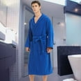 Mens Bathrobe with Hood Terry Cloth Robes for Men£¬Towel Hooded Cotton