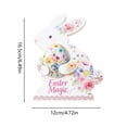 thumbnail image 3 of The Easter Bunny PVC Panel Decorative Piece Is Suitable For Indoor Celebration Centers Or Party Occasions., 3 of 5