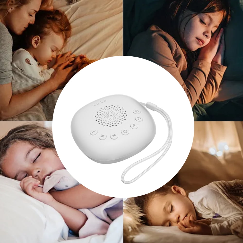 Ksruee Noise Machine Portable Sleep Calming Equipment USB Rechargeable Sleeping Aid Soother for Bedroom Nursery Travel Meditation Study Room Hospital greater