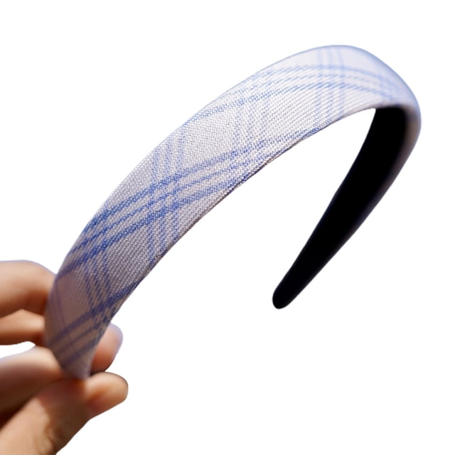 Bandas acolchadas a rayas Laklulu para mujeres y niñas, diademas de tela hinchadas