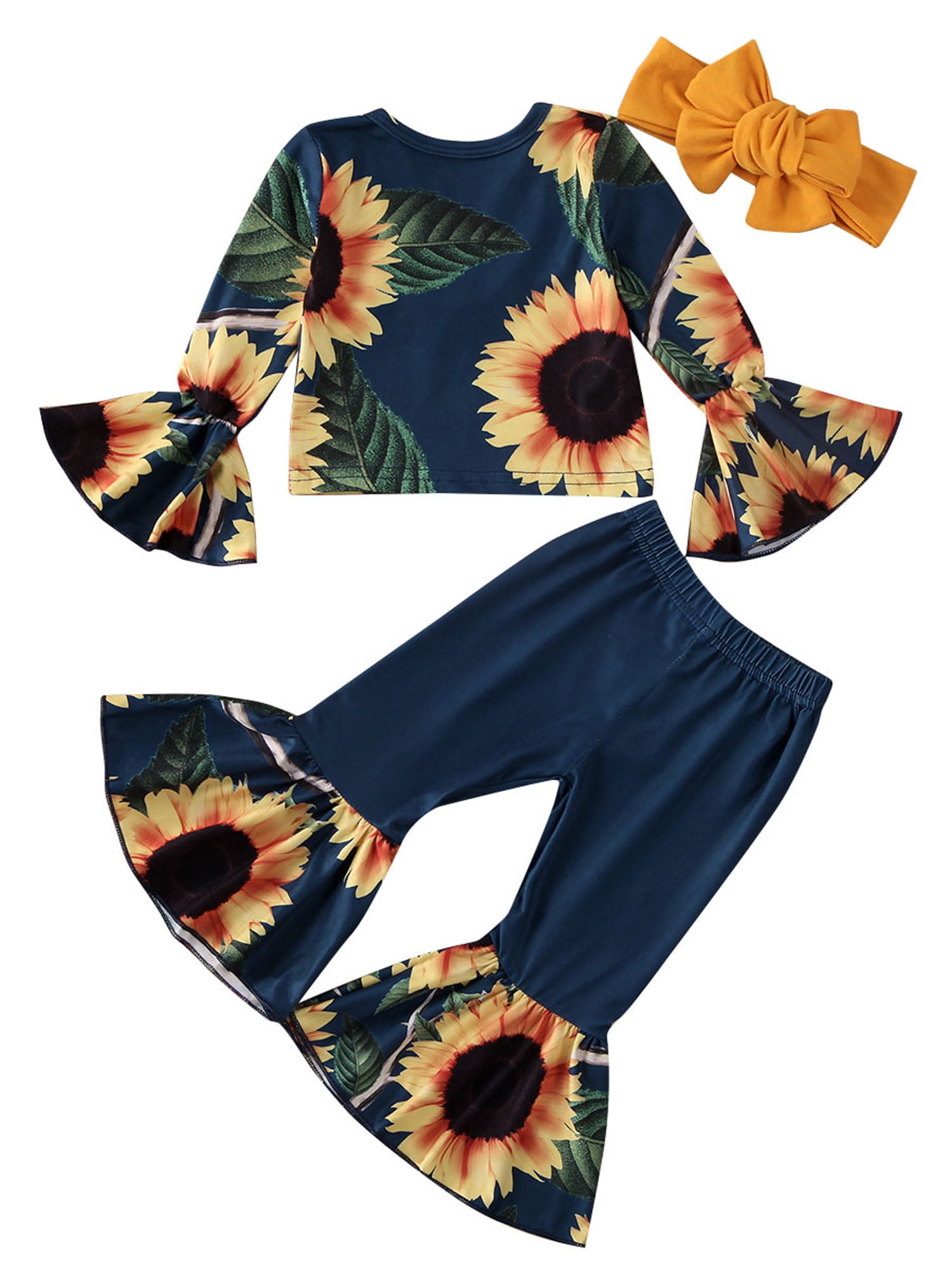 sunflower bell bottom pants