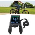 XIOP Electric Bike Computer, 24V 36V 48V 60V M6C Electric Bicycle LCD