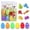 Multicolor D, variant on Xecvkr Easter Surprise Plastic Eggs Set 12 Piece Hidden Toy Ornament DIY Animal Figurines Children Party Favor Holiday Unboxing Game Gift 1 Box