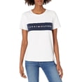 thumbnail image 1 of Camiseta Tommy Hilfiger Performance Graphic para mujer, blanco/azul marino, 1 of 2