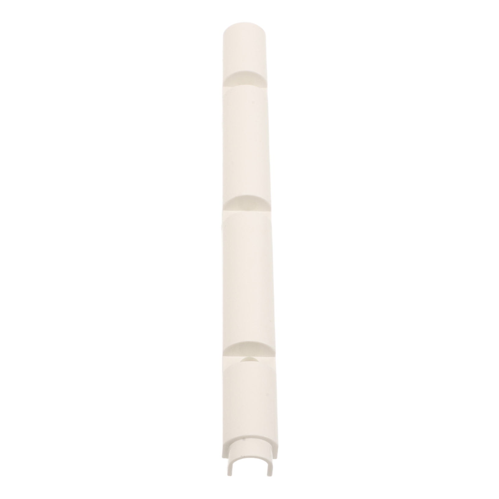 TABLZONE White Plastic Refrigerator Shelf Retainer Clip with Smooth Finish for Secure Wire Shelf Support and Stability