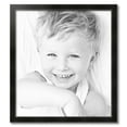 thumbnail image 2 of ArtToFrames 27" x 30" Honors Black with Silver Picture Frame, 27x30 inch Black Wood Poster Frame (WOM-5157), 2 of 7