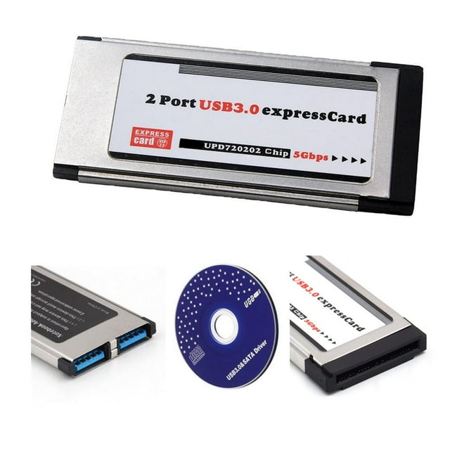 Adaptador De De Expansión 3.0 USB, Doble Puerto De 2 Puertos HUB Convertidor USB Para Computadora Portátil Yotijar adaptador expresscard
