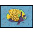 thumbnail image 1 of Carolines Treasures 8579MAT 18 x 27 In. Tropical Fish on Blue Indoor or Outdoor Mat, 1 of 4