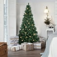thumbnail image 3 of CITYLE 6ft Christmas Tree, Premium PVC Fir Artificial Holiday Christmas Tree, Ideal for Home, Office, and Xmas Party Decoration, Includes Metal Foldable Stand, 3 of 8