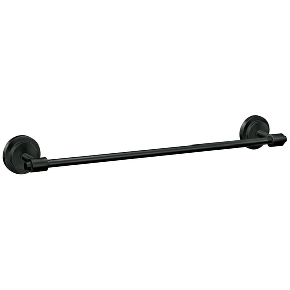 Moen DN0718BL Iso 18" Wall Mounted Towel Bar - Black