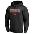 thumbnail image 2 of Men's Black Louisville Cardinals Team Unity Football Pullover Hoodie, 2 of 3