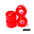 thumbnail image 4 of 4 Pcs/set Roue de Skateboard Longboard 54mmx36mm 82A Roue Acrobatique Skateboards Downspeed PU Roue, Rouge, 4 of 5