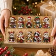 thumbnail image 3 of Christmas DIY Pearl Diamond Ornaments, Art Kit For Adults, Glossy Pearl Acrylic Hanging Decor For Christmas Tree Holiday Decor, 3 of 6