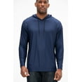 thumbnail image 4 of DEVOPS 3 Pack Men's Hoodie Long Sleeve Fishing Hiking Running Workout T-shirts (Large, Black/Navy/Gray), 4 of 7