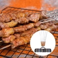 thumbnail image 3 of Brochetas de metal Soledad 5 piezas de acero inoxidable reutilizables con Bolsa de almacenamiento Azul, 3 of 10