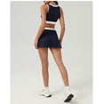 thumbnail image 5 of PISONIC Womens Workout Sets 2 Piece Tennis Sets Skorts Sets Athletic Gym Golf Outfits Tank Top and Skort, 5 of 6