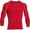 Red/Steel, variant on Men's Hg Long Sleeve Compression Shirt, Red \ Steel,SMALL - US