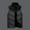 Dark Gray, variant on Mens Jacket Sevevn Men's Puffer Vest Casual Stand Collar Quilted Waistcoat Outdoor Padded Ski Vest