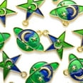 thumbnail image 4 of U8MO 36x Enamel Star Moon Planet Space Universe Charm Pendants for DIY Jewelry Making, 4 of 6