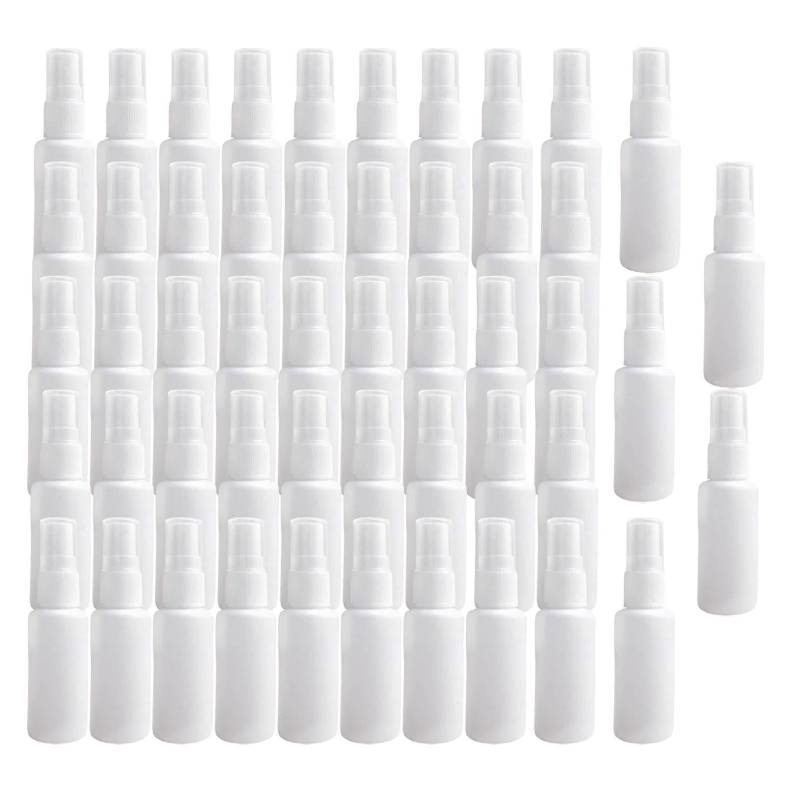 EHJRE 5 Pieces Transparent Empty Spray Bottles, 3ml Travel Perfumes Essential Oils Refillable Portable Mini Empty , Water Squirt Bottles