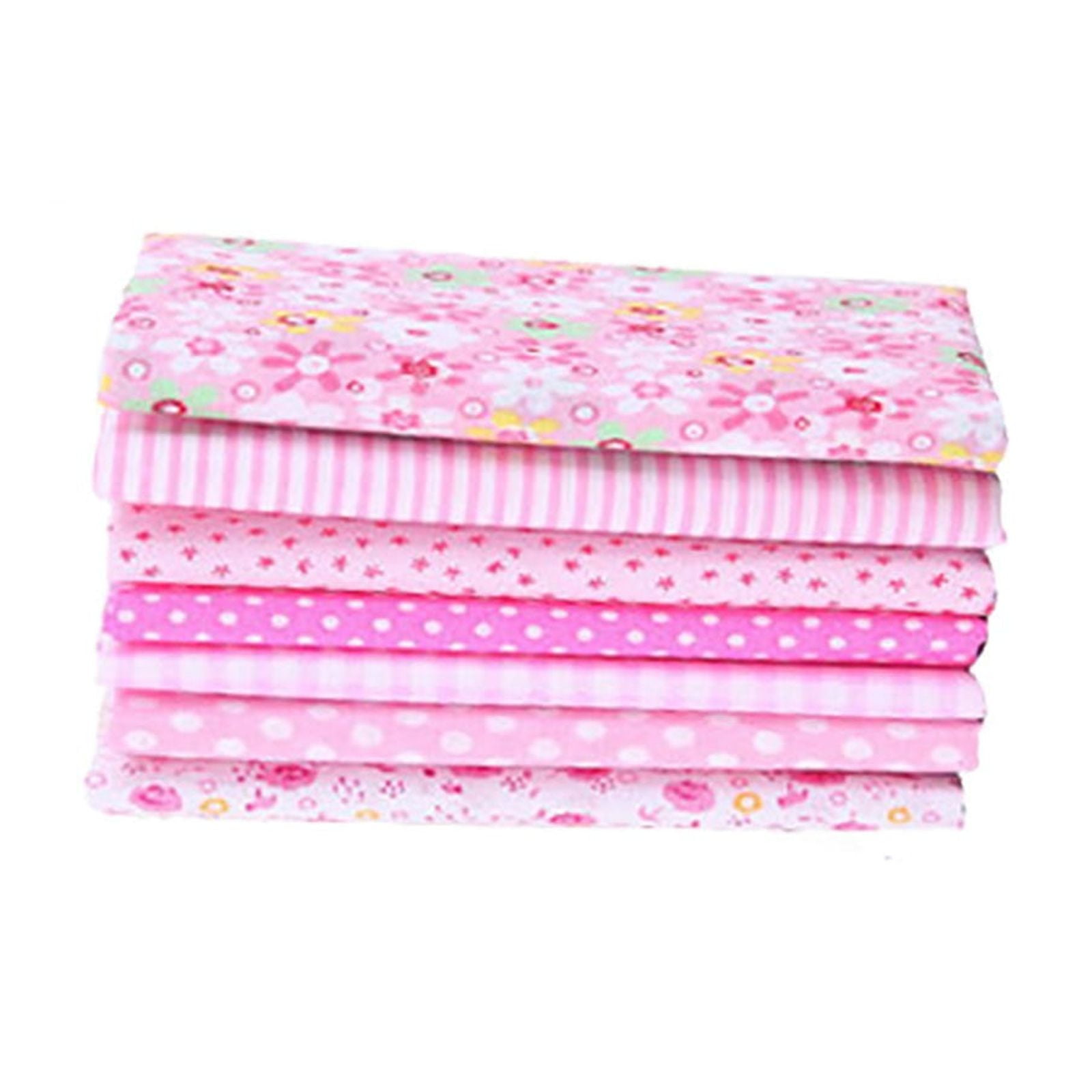 Walmart Clearance! Cotton Craft Fabric Bundle Squares, No Repeat Patchwork Quilting Fabric Bundles Layer Precut Quilt Material for Diy Craft Sewing Cloths Handmade Accessories, 19.68In*19.68In 7Pcs