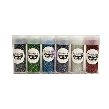 PRIMA MARKETING INC Art Ingredients: Glass Beads Set of 6 UPC 655350963934