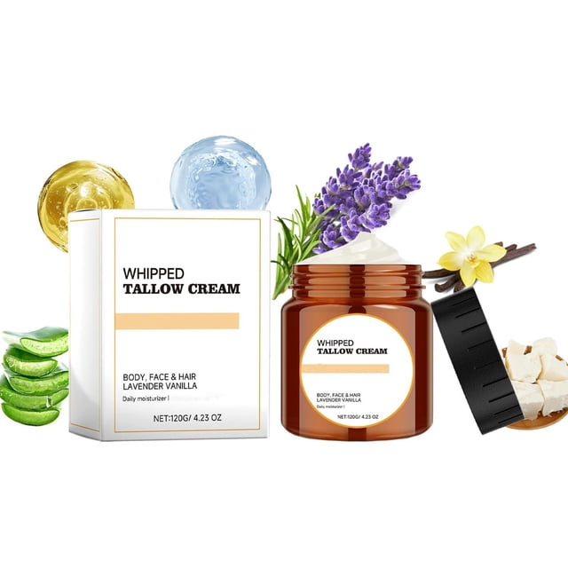 Crema Facial Hidratante Orgánica con Sebo de Res y Miel