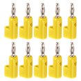 thumbnail image 1 of Banana 10pcs Conectores de enchufe de plátano apilables apilables enchufes de plátano sen SOLDADURA PARA ACCESORIOS DE SEGURIDAD, 1 of 7