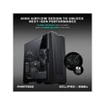 thumbnail image 2 of Phanteks Eclipse G500A Performance Edition, High Performance Mid-Tower Case, Mesh Front Panel, Tempered Glass Window, 4x M25-140 Fans, Black, 2 of 6