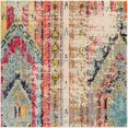 thumbnail image 1 of Unique Loom Tapis Surteint Moderne Sedona 4' x 4' Carré Multi/Beige, 1 of 2