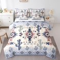 thumbnail image 1 of Erosebridal Hippie Aztec Bedding Full Size, Mandala Boho Bedding Sets Full Size, Tribal Cactus Decor, Reversible 7-Piece, 1 of 5