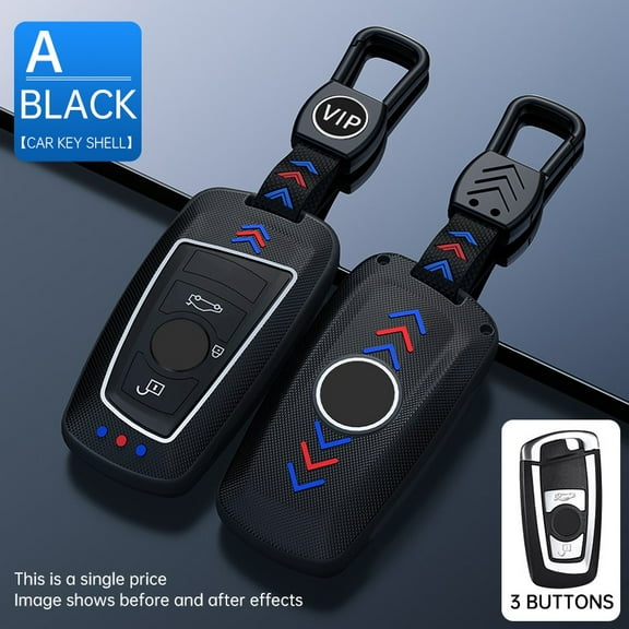 carbon fiber Car Key Case Cover Key Bag For Bmw F20 F30 G20 G30 X1 X3 X4 X5 G05 X6 Accessories Car-Styling Holder Shell Keychain