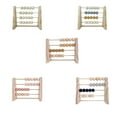 thumbnail image 3 of Maoww Wood Abacus Toy Beads Counting Playthings Simple Design Early Education Math Learning Toys Educational Prop Home Decoration Yellow, 3 of 8